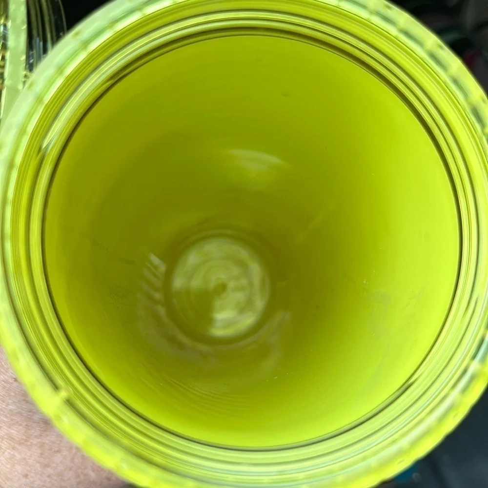 New Starbucks Meadow Yellow Soft Touch Tumbler 24oz